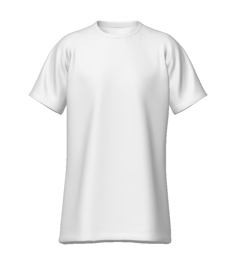 Solid-color crew-neck cotton T-shirt preview used in the Everyday designer